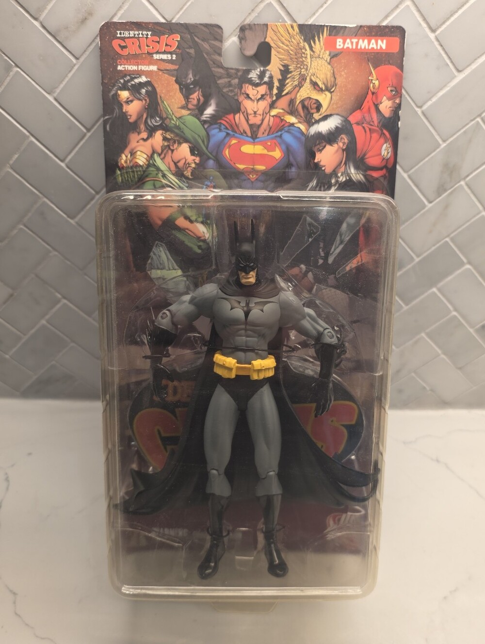 Batman Action Figure - Gray & Black with Yellow Belt - Identity Crisis Series